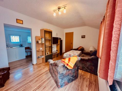 Posezení v ubytování Ferienwohnung Nettelbeck