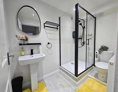 Ένα μπάνιο στο Inspire Home Stylish Stay A