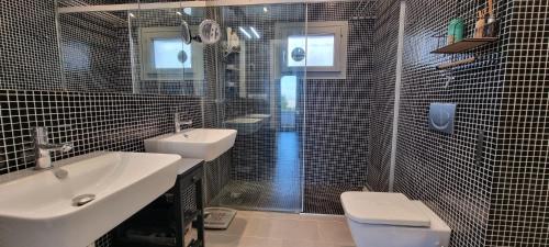 Koupelna v ubytování La casita