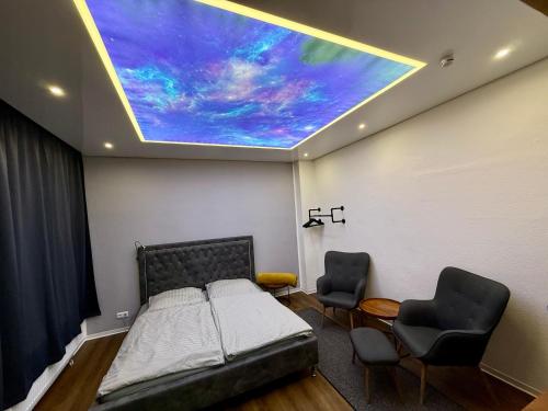 Χώρος καθιστικού στο Licht Loft