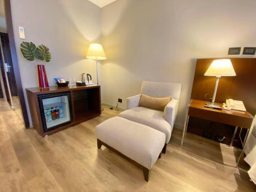 Posezení v ubytování 474 Buenos Aires Hotel