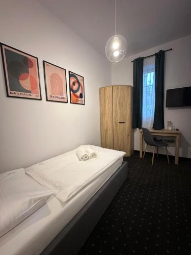 Hotel Portusにあるベッド