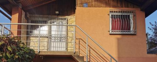 Μπαλκόνι ή βεράντα στο Wohnung in Nähe Maksimir 1Stock