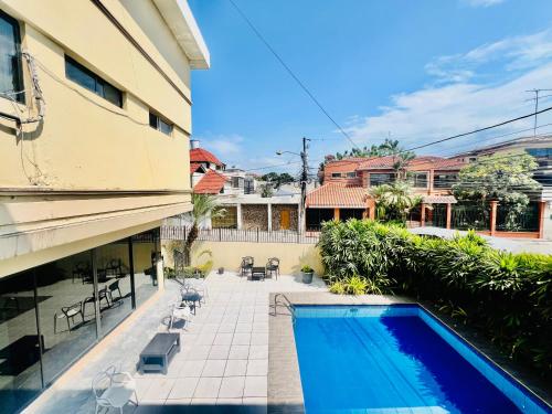 Bazén v ubytování Departamento de 1 habitación nebo v jeho okolí