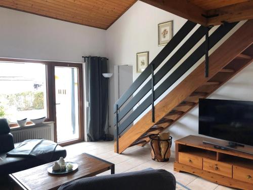 Posezení v ubytování Freistehendes Ferienhaus Mit Garten