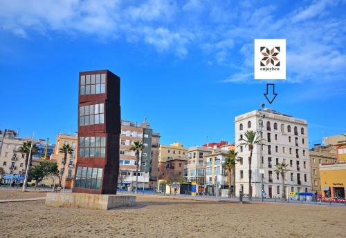 Beachfront apartment Barceloneta Street