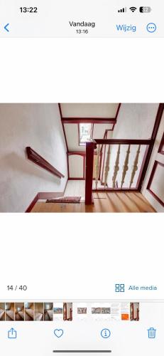 a screenshot of a website with a picture of a room at Room in Lobith in Lobith