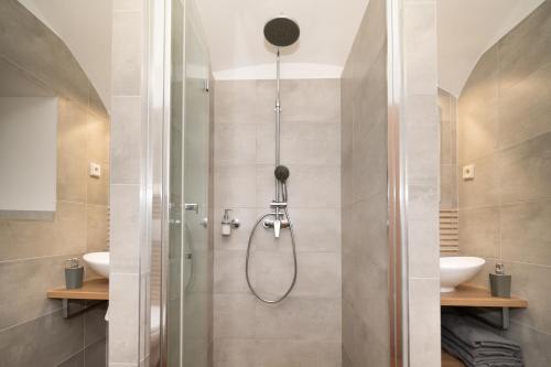 Koupelna v ubytování Apartmány Brychovi