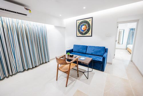 Posezení v ubytování Indie Stays Studios, Chembur