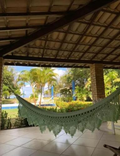 Taman di luar Casa com piscina temporada