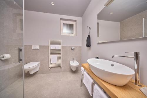 Koupelna v ubytování Hotel Capri