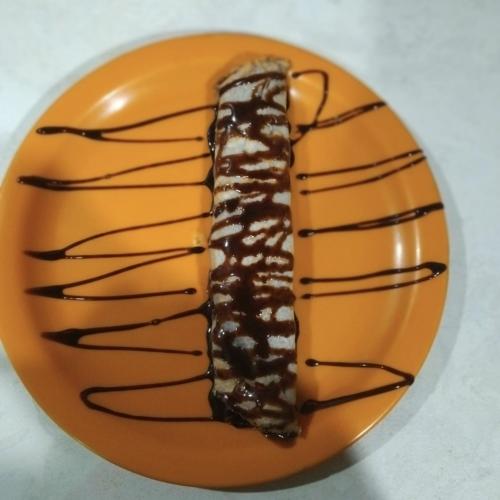 ToshにあるVigyan Guest House Toshのチョコレートドーナツの盛り合わせ