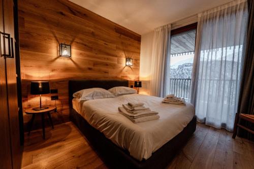 Postel nebo postele na pokoji v ubytování Chalet Himalaya