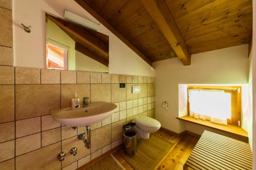 Koupelna v ubytování B&B Arlanch 8