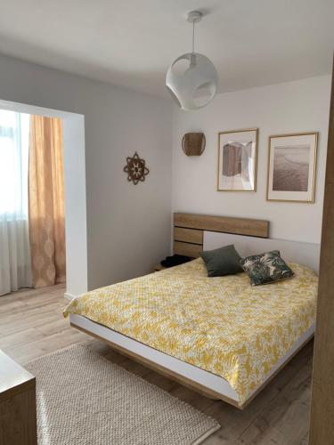 Katil atau katil-katil dalam bilik di Modern Apartment