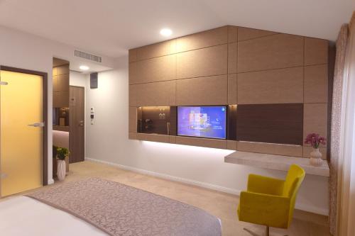 Hotel Vila Classにあるベッド
