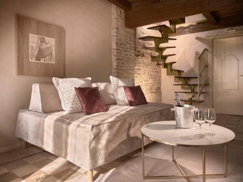 Letto o letti in una camera di Tenuta Montemagno Relais & Wines