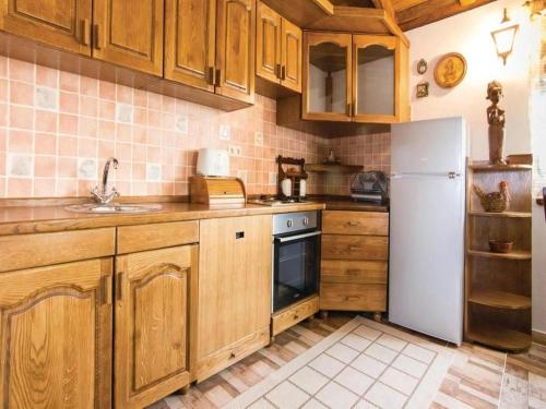 Dapur atau dapur kecil di Ferienhaus Anita 1 Mit Pool