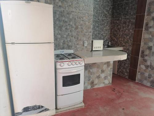 Η κουζίνα ή μικρή κουζίνα στο Casa Roca