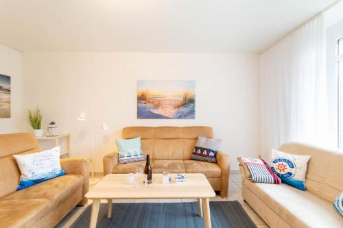 Χώρος καθιστικού στο Ferienhaus Lora - Haffkrug