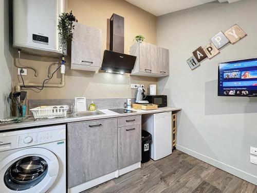 Køkken eller tekøkken på Appartement tout neuf 2 pers N4