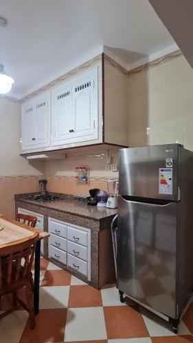 Kuchyň nebo kuchyňský kout v ubytování Chez Khadija Et Franz