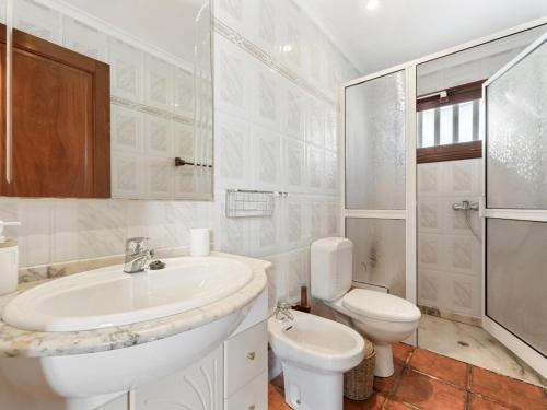 Koupelna v ubytování Casa del Mar