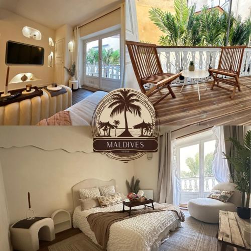 LES MALDIVES, T2, Balcon, Hyper centre Place aux Herbes