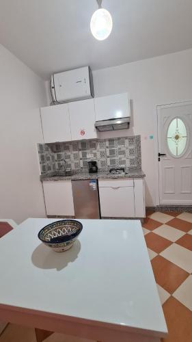 Kuchyň nebo kuchyňský kout v ubytování Chez Khadija Et Franz