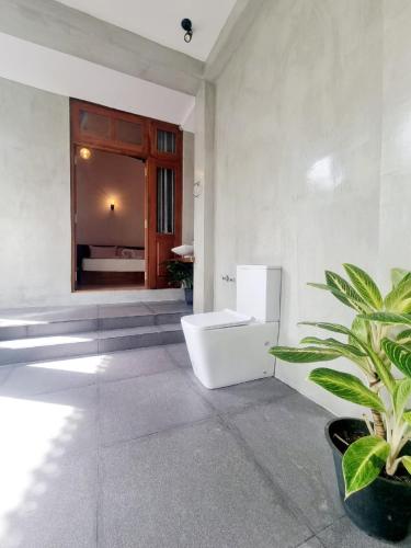 Ruang duduk di The Calm Villa
