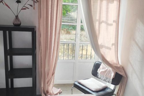 Ruang duduk di Charming apartment in Arcos de la Frontera, 70 m² with balcony