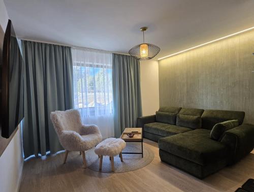 Posezení v ubytování Massif Grand Chalet Apartments