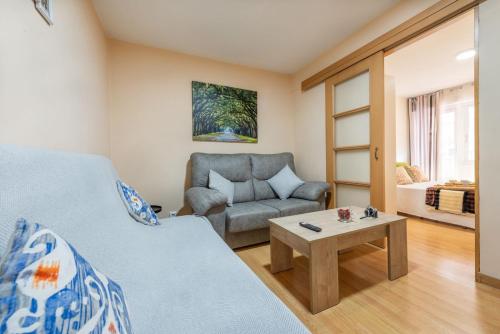 A seating area at Apartamento Centro Santiago