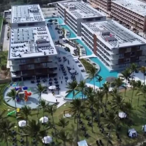 an artist rendering of the proposed redevelopment of the city at Flat Recanto Muro Alto - Porto de Galinhas in Ipojuca