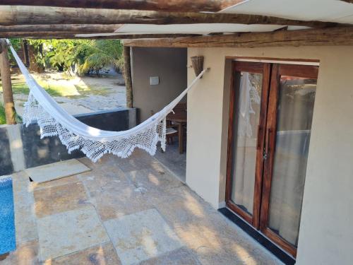 Balcon ou terrasse dans l'établissement Chalé dos Anjos
