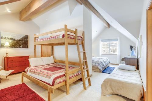 a bedroom with two bunk beds in a room at Cozy, Comfy and Convenient in Frisco