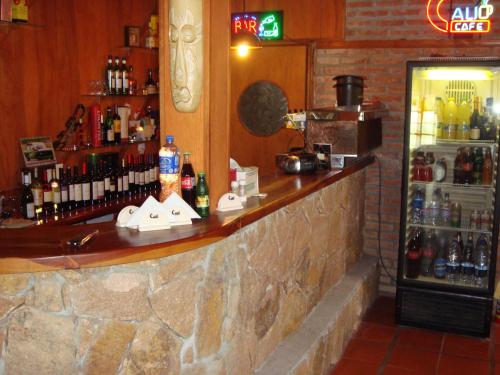 Lounge atau bar di Principado Sierras Hotel