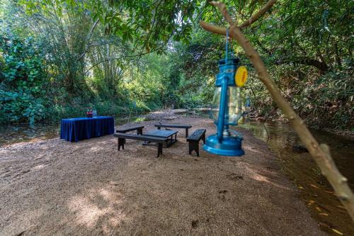 Κήπος έξω από το The River House Ingiriya