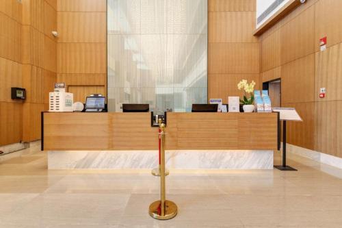 Ο χώρος του λόμπι ή της ρεσεψιόν στο Fairfield by Marriott Xi'an North Station
