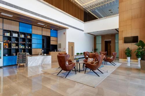 Μια τηλεόραση ή/και κέντρο ψυχαγωγίας στο Fairfield by Marriott Xi'an North Station