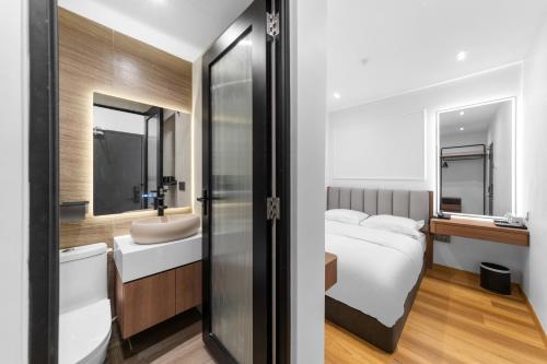 Milux Hotelにあるベッド