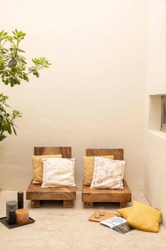 Χώρος καθιστικού στο Boutique Hotel Jardines de Palerm