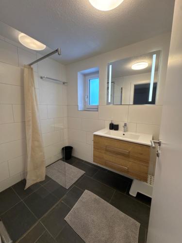 Ένα μπάνιο στο Apartments Oliver, Axams