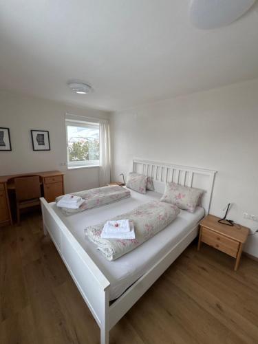 Ένα ή περισσότερα κρεβάτια σε δωμάτιο στο Apartments Oliver, Axams