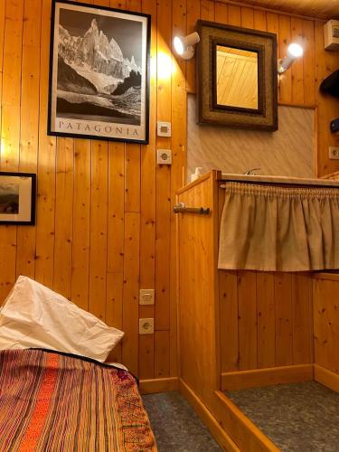 Cama o camas de una habitación en Charmant appartement avec jolie vue