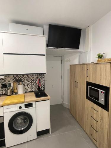 Dapur atau dapur kecil di Salido 19 - Apartamento céntrico y tranquilo