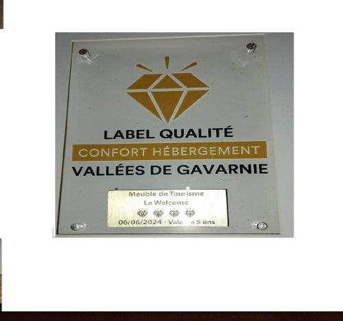 a sign for aldi vehicle support hergem agent at Appartement Le Welcome in Argelès-Gazost