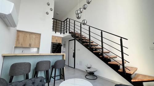 Η κουζίνα ή μικρή κουζίνα στο Siesta Beachfront apartments