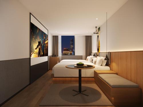 Posezení v ubytování Mcsrh Hotel-Hangzhou Xihu
