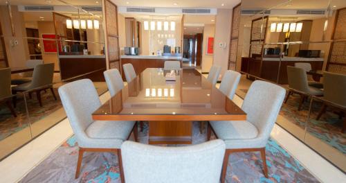 Χώρος καθιστικού στο Gumaya Tower Hotel